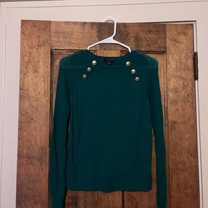 Long sleeve green sweater from the limited.
